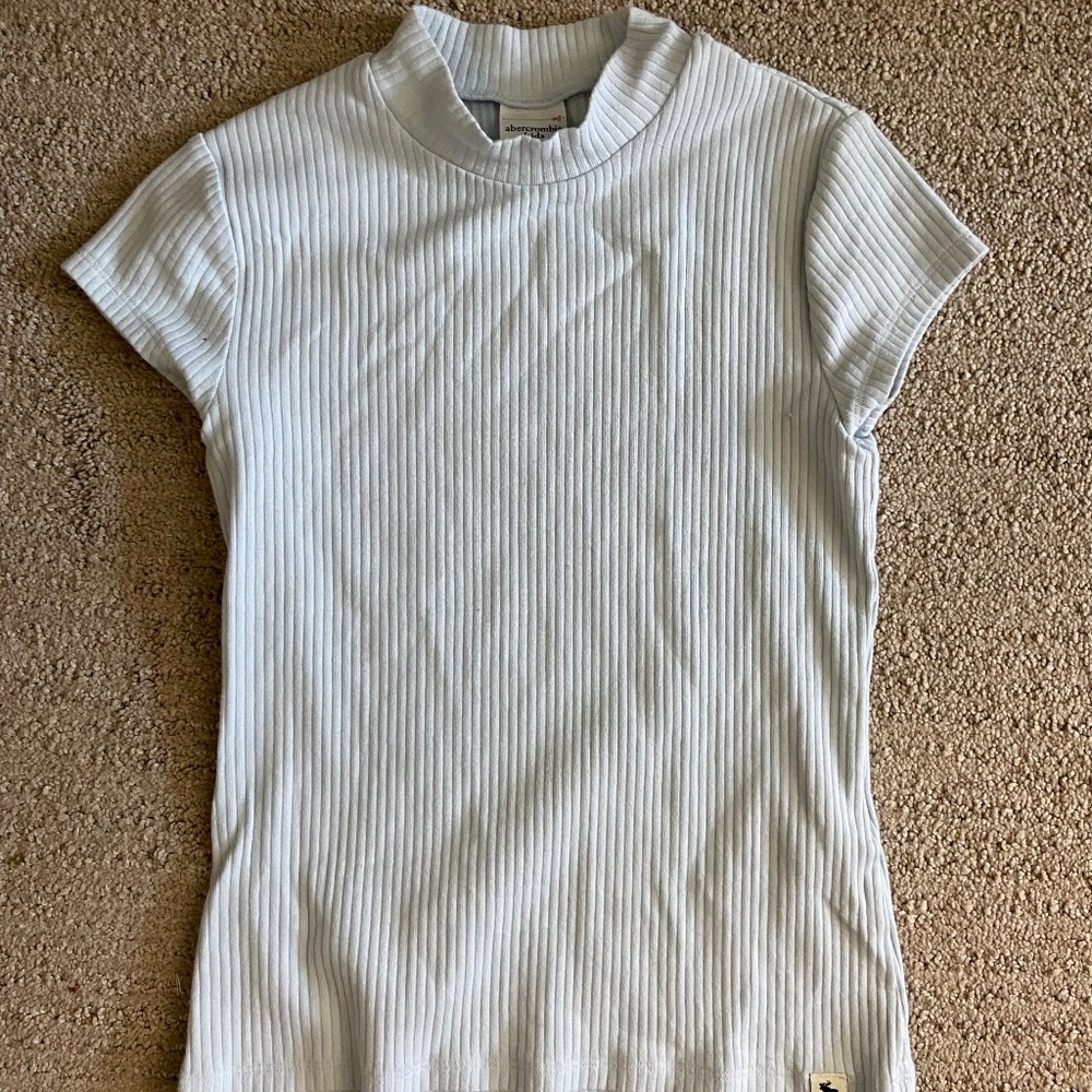 Abercrombie girls light blue top